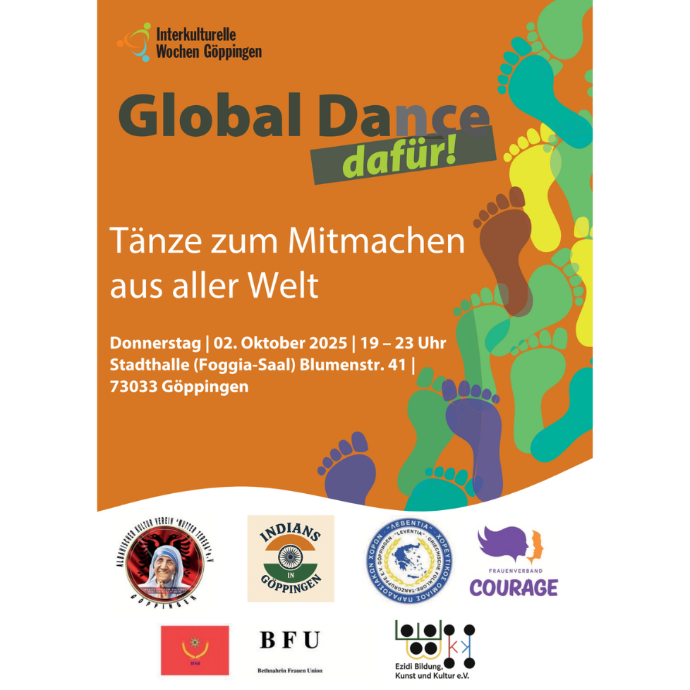 Global Dance – Tänze aus aller Welt  | 02.10.2025 19:00 Uhr
