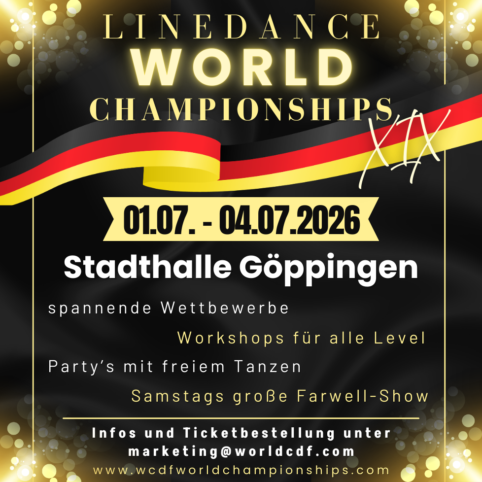 LINEDANCE WORLD CHAMPIONSHIPS | 01.07. - 04.07.2026 