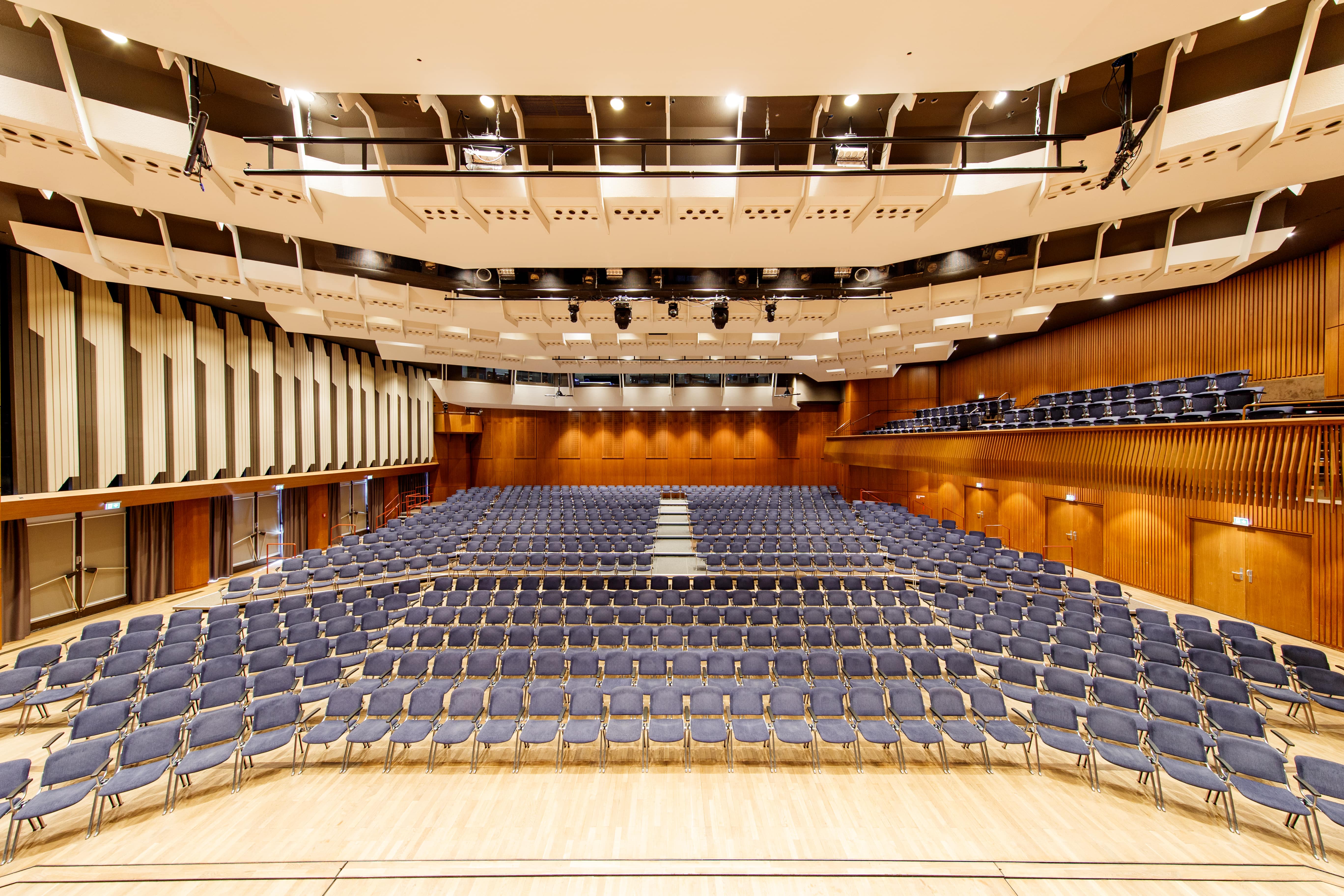 Foggia-Saal Ansicht von der Bühne aus