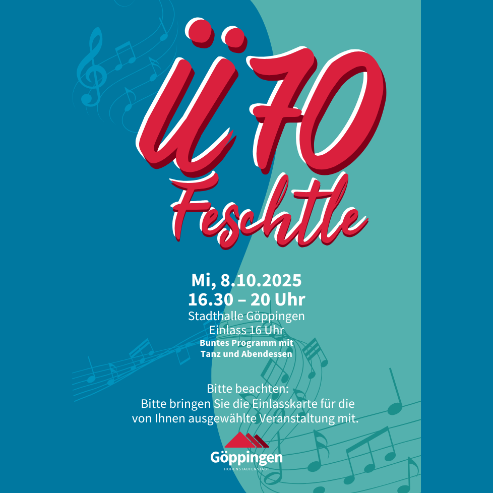 Ü70-Feschtle  | 08.10.2025 16:30  